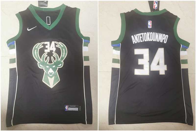 Youth Bucks 34 Giannis Antetokounmpo Black Nike Swingman Jersey,We sell and wholesale Youth Bucks 34 Giannis Antetokounmpo Black Nike Swingman Jersey on line form chian!